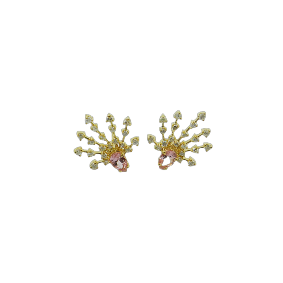 Pink Tourmaline Pear Tops - Image 2