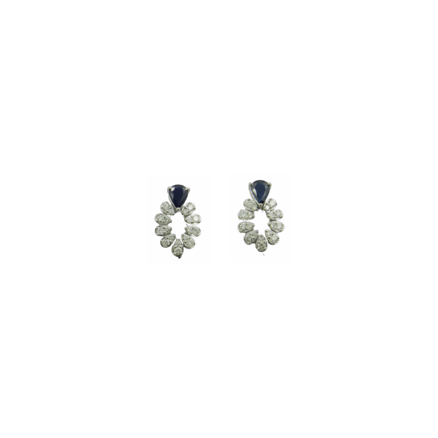 Blue Sapphire Pear Tops
