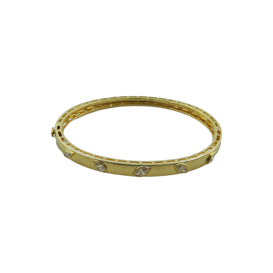 Diamond Marquise Bangle - Image 2