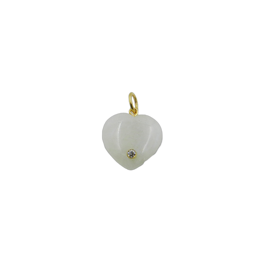 Moonstone Heart Pendant