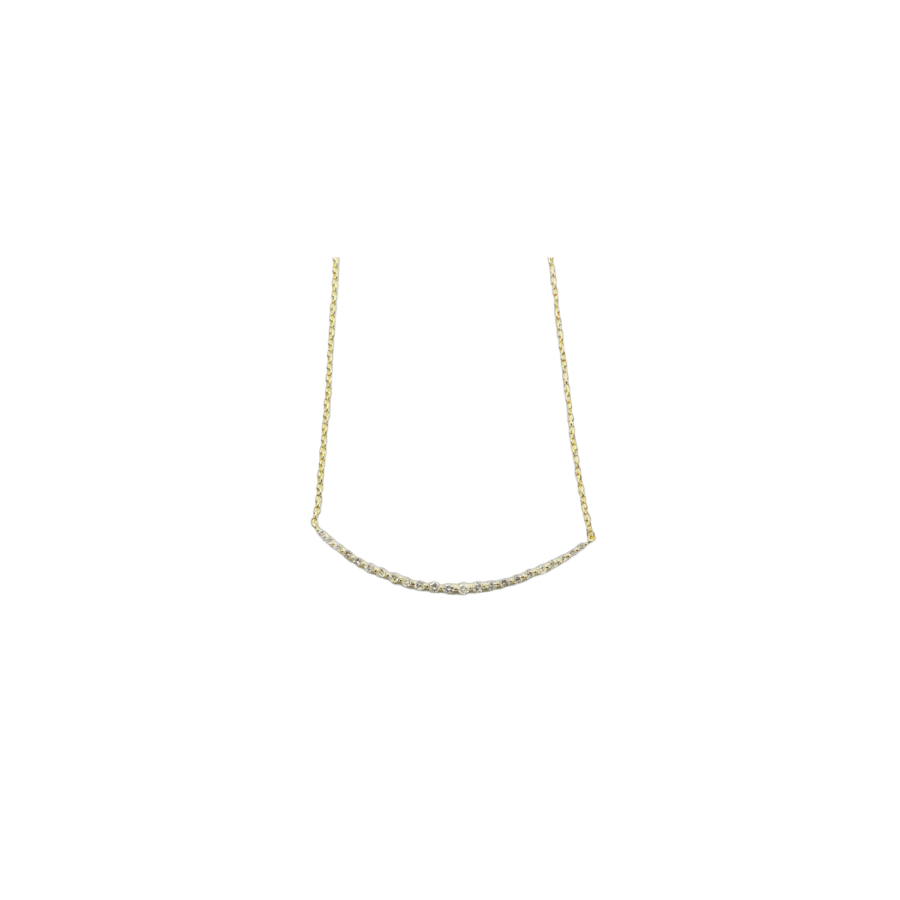 Single Line Diamond Necklace