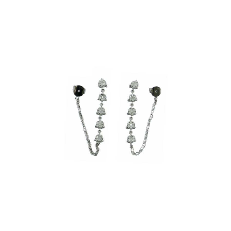 White Gold Earring